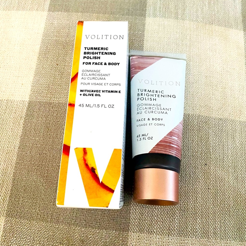 NIB Volition Turmeric Brightening Polish